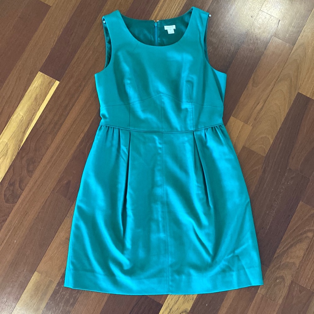 J. Crew Emerald Dress